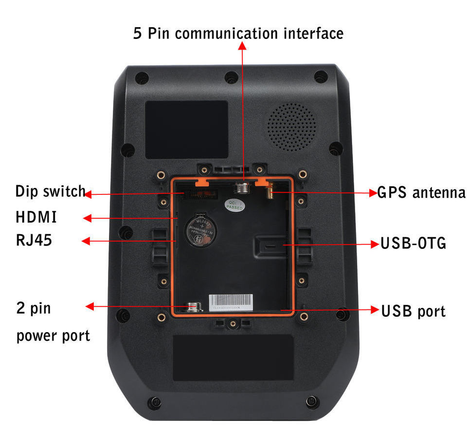 Reader nfc display 4g for pay parking ticket machine