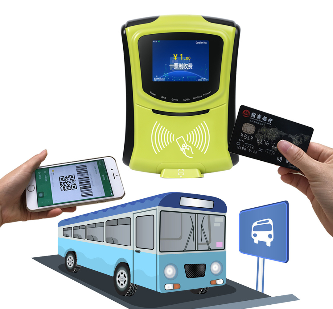 Mifare Card Validator Prepaid Ticketing Machine/Bus Card Reader for bus Fare Collection