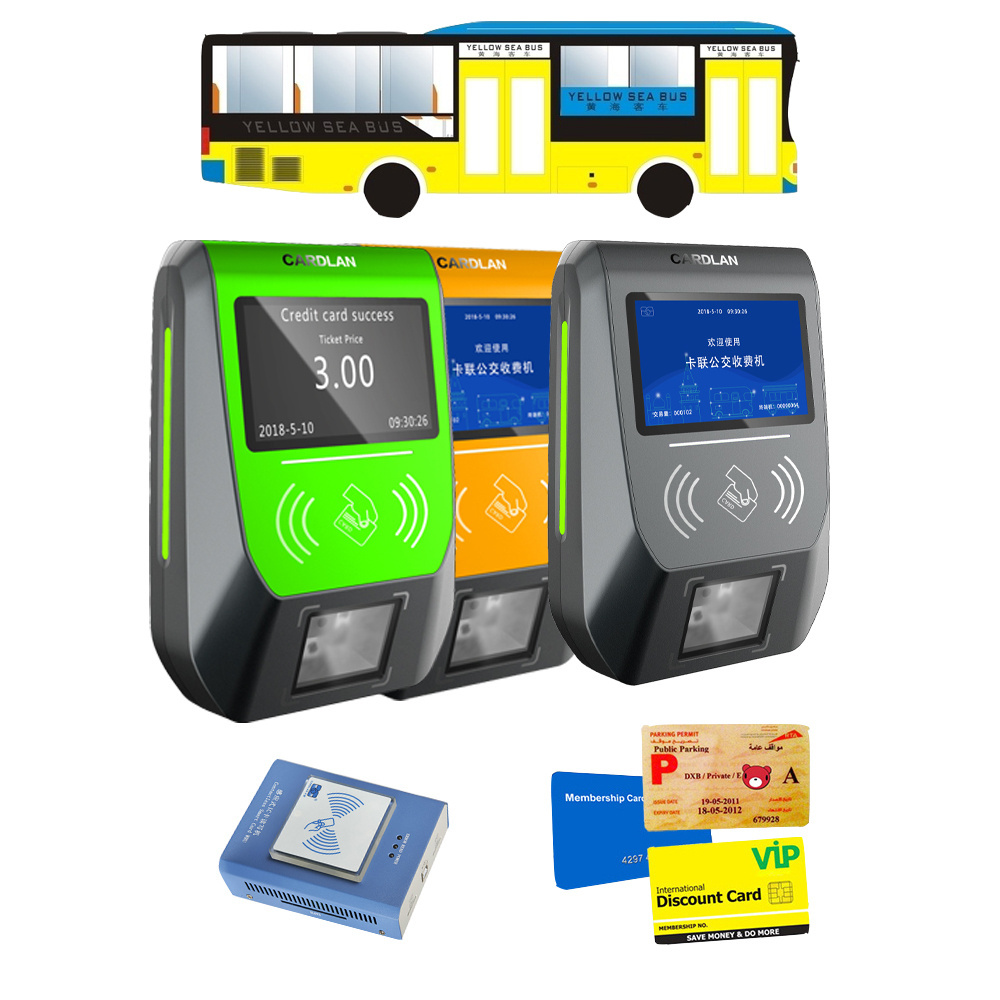 Prepaid transport card system rfid card vending machine mobile pos card reader