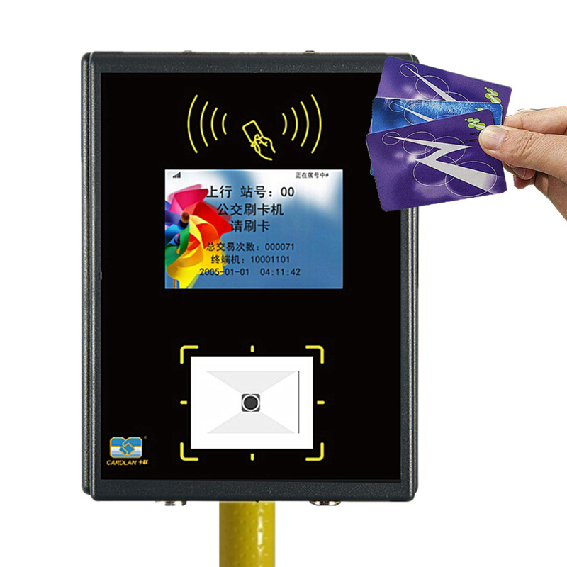 Cashless Pos Rfid Reader 1356Mhz Mifare Card Parking Lot Ticket Machine With Data Sim Card