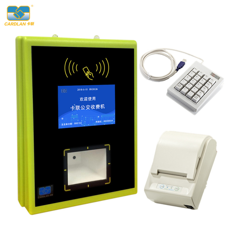 Parking ticket machine smart card card reader small handheld payment device with built in thermal printer