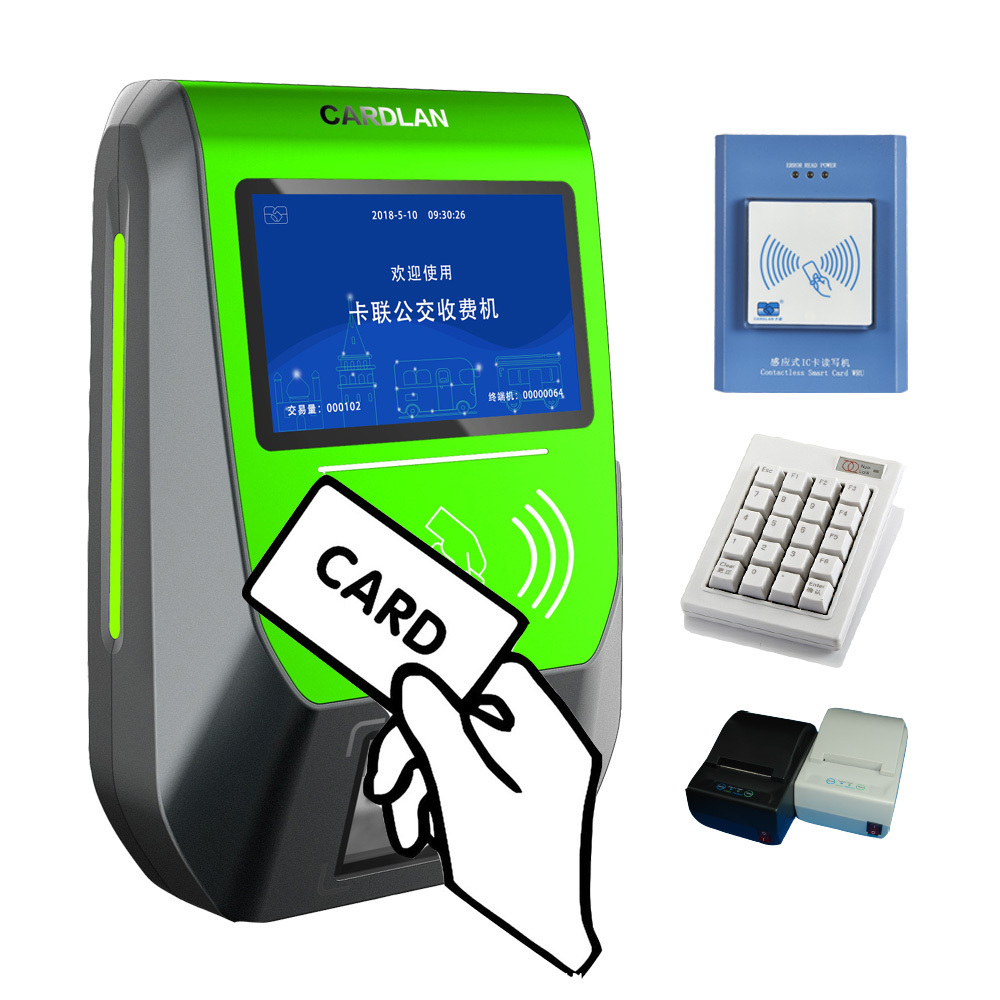 Prepaid transport card system rfid card vending machine mobile pos card reader