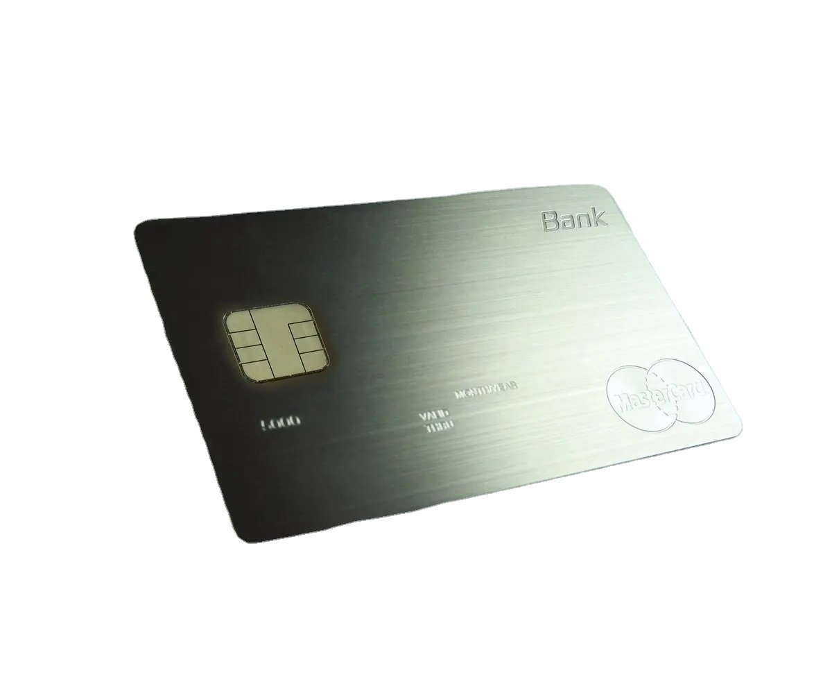 Customized  Chip Blank Metal Smart Card Nfc Rfid Metal Cards