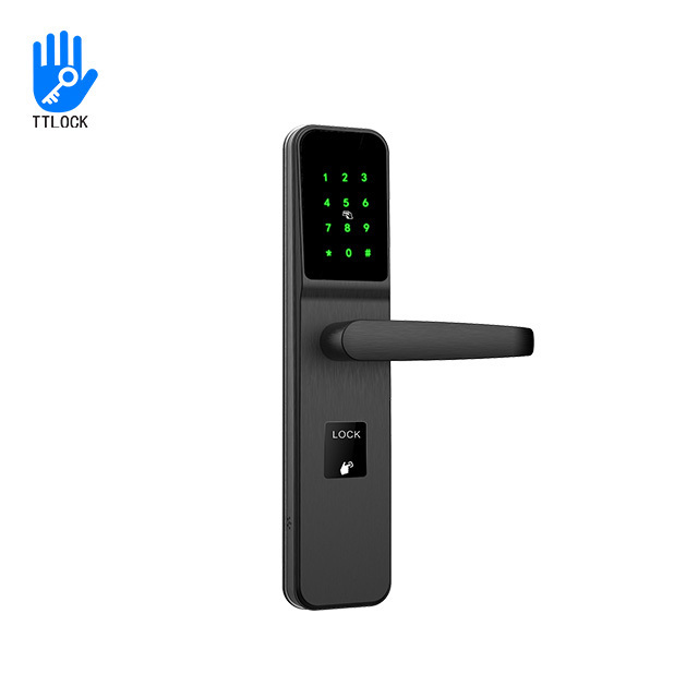 Ttlock Smart Fingerprint Password Emergency Key Unlock Digital Door Lock Wifi Battery Power Lock