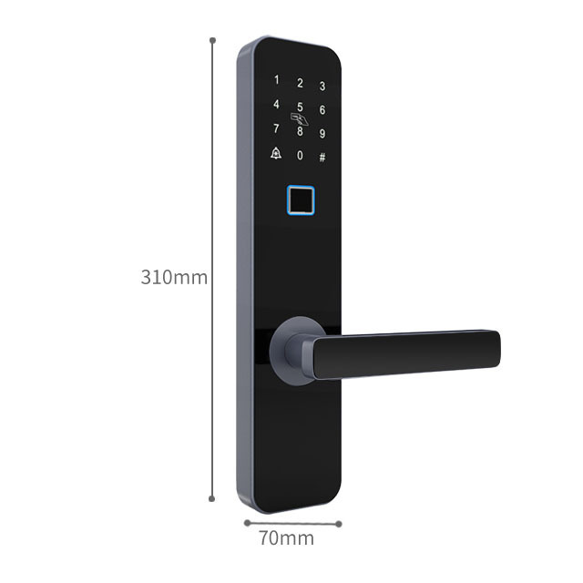 Security keypad keyless deadbolt door lock Biometric door lock finger print pad lock with 1 year long battery life function