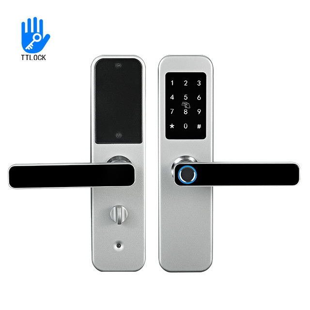 Good Quality Tuya TT Lock Mobile APP Wifi Smart Card Door Lock Electric Digital Fingerprint NFC Door Remote Control Gate Lock