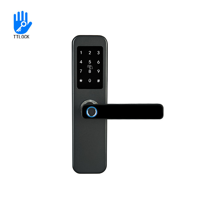 Good Quality Tuya TT Lock Mobile APP Wifi Smart Card Door Lock Electric Digital Fingerprint NFC Door Remote Control Gate Lock