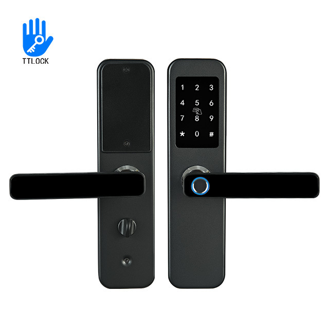 Good Quality Tuya TT Lock Mobile APP Wifi Smart Card Door Lock Electric Digital Fingerprint NFC Door Remote Control Gate Lock