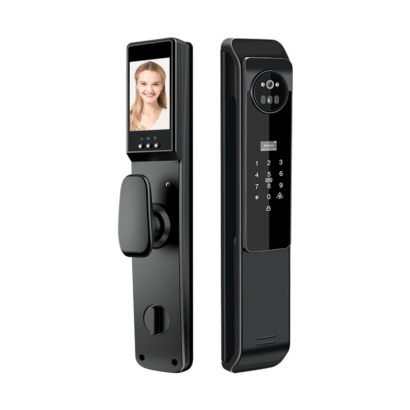 Home Security 3D Face Recognition App Wifi Cerraduras Inteligentes Smart Digital Electronic Fingerprint Door Lock with Camera