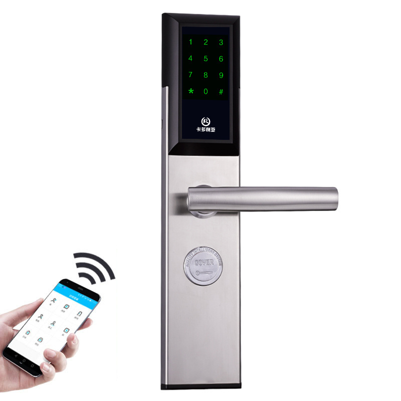 Security Electronic Door Lock, App Wifi Smart Touch Screen Lock,Digital Code Keypad Deadbolt For Home Hotel Apartment