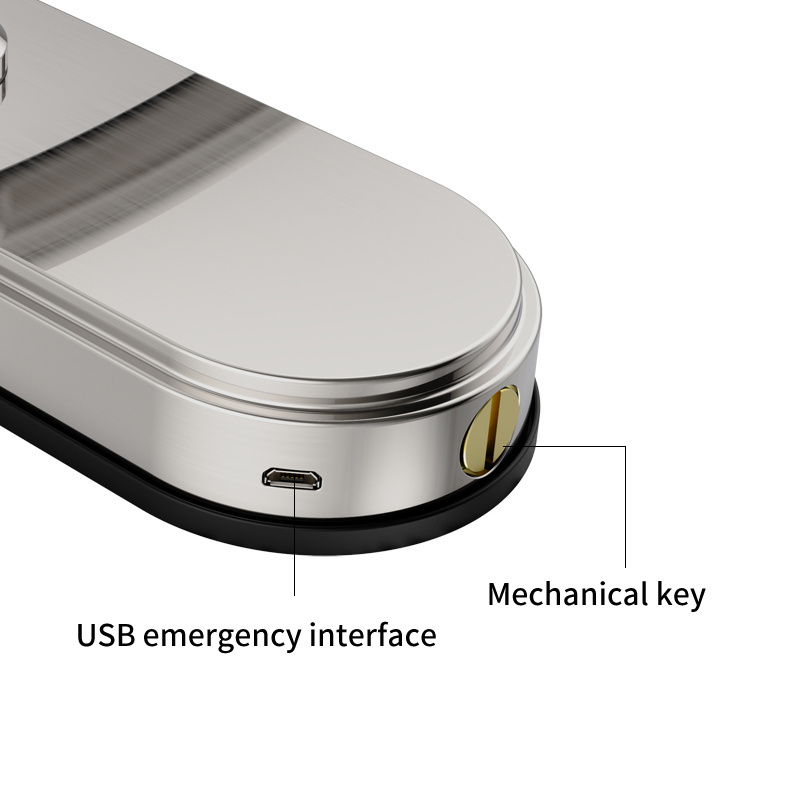 New Fashion Smart Rfid Hotel Lock System Rf Card Electronic Door Handle Lock Smart Hotel Door Lock System Price