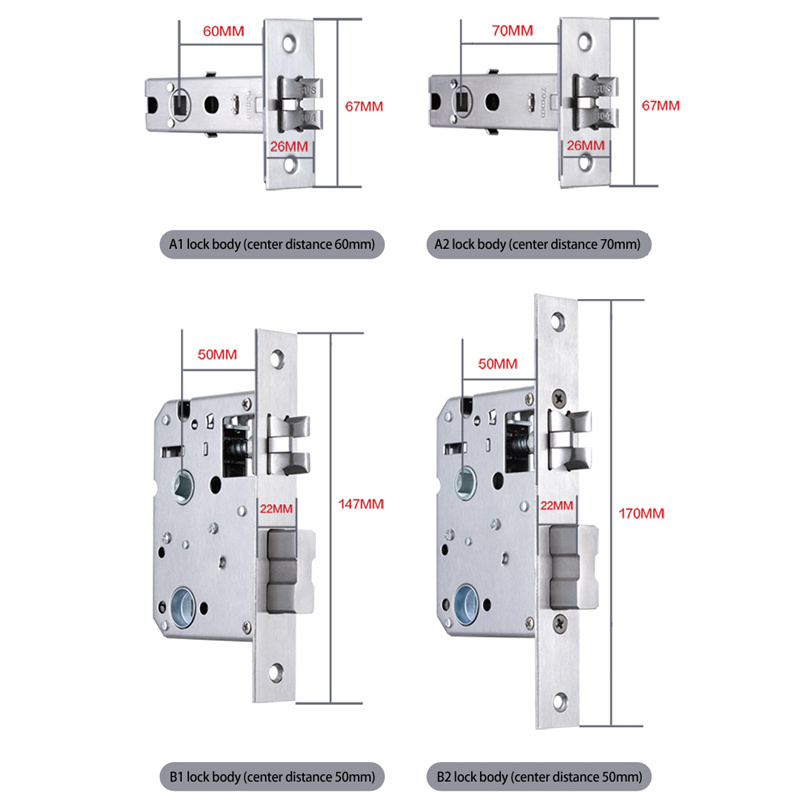 Cardoria modern home digital combo smart Zinc alloy fingerprint door lock for wooden door lock