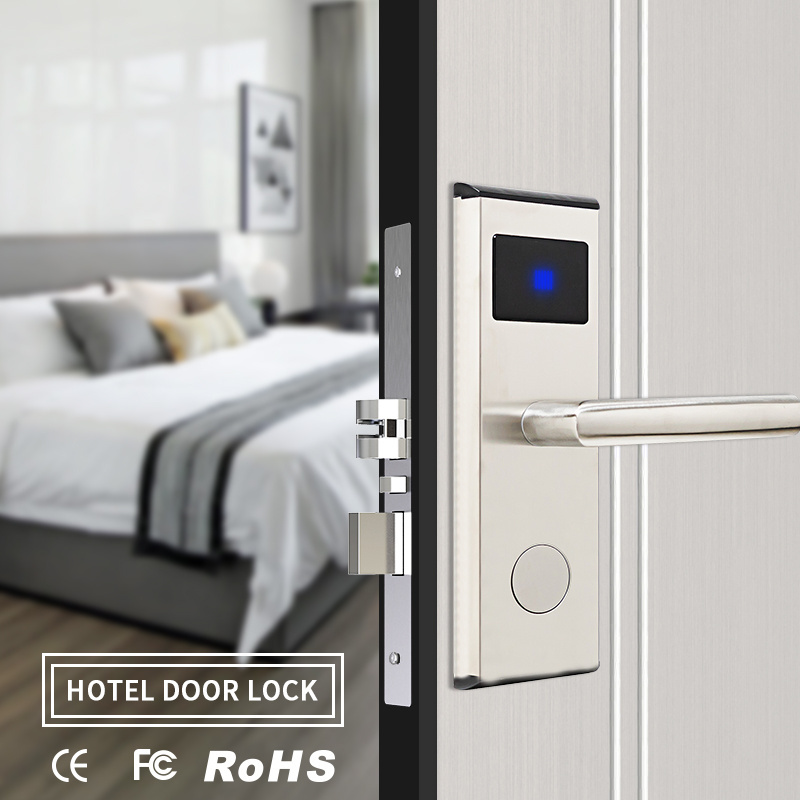 High quality  hotel mortise door lock waterproof hotel electronic lock european standard mortise locks