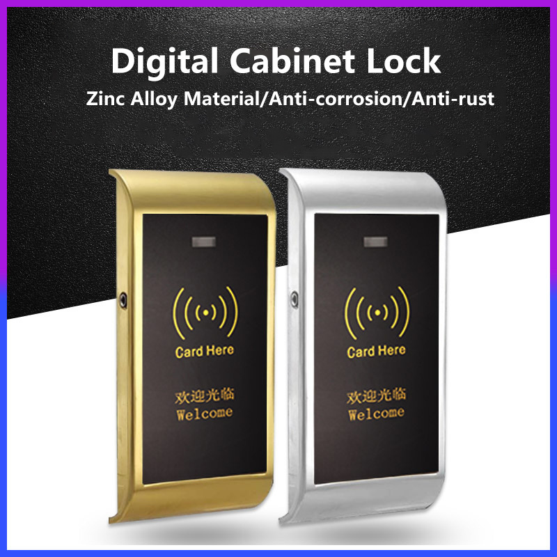 Smart Rfid 13.56mhz Card Cabinet Lock With Public Model For Golf Center Lockers