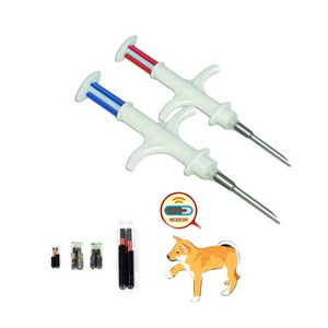 RAFID 134.2Khz FDXB Microchip De Iden5Ificc Ionidentificacion RIFD Animal Rfid Glass Tag With Syringe