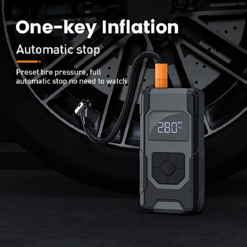 25W high power car jump starter power bank Air Compressor For Car Car Compressor Pump power bank