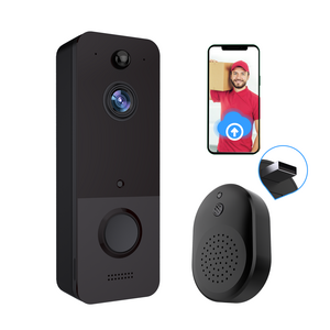 Wifi Doorbell Free Chime battery Intercom Video Door Bell Kit 2.4GHz Apartment Security Camera Aiwit  APP Doorbell