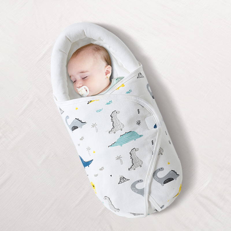 Newborn Organic Cotton Knitted Baby Sleeping Bags Animal Sleeping Bag Baby Swaddle Blanket Wrap Sleep Sack