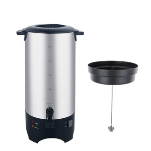 Stainless Steel Coffee Urn Hot Water Urn Tea Urns Electric Coffee Perculator For Commercial Use