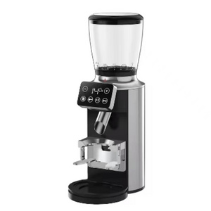 MIELUX Commercial Electric Coffee Grinder Grade Touch Screen Automatic Espresso Coffee Grinder With Funnel