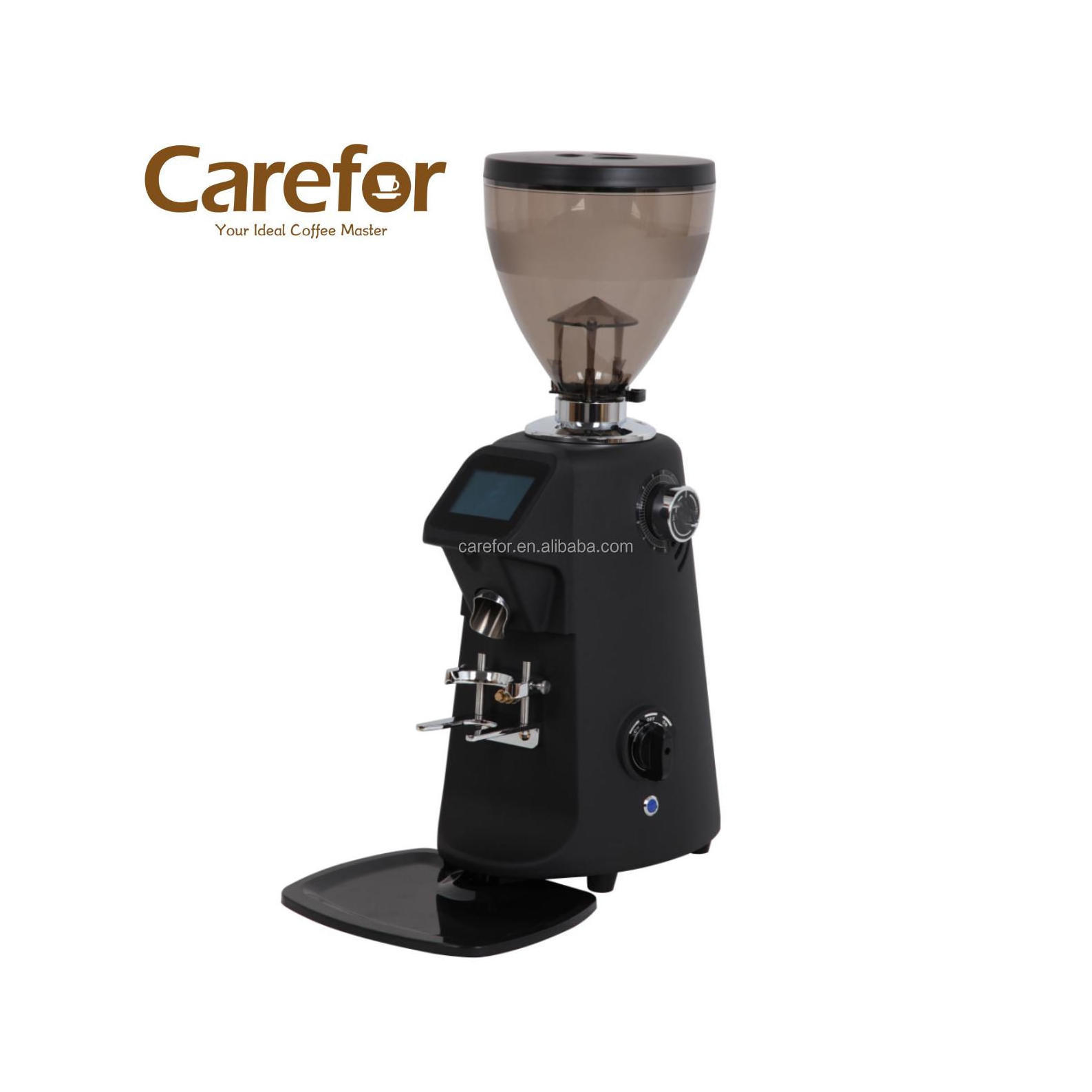 Professional 83mm titanium flat burr commercial coffee grinder electric digital control coffee bean grinders for espresso