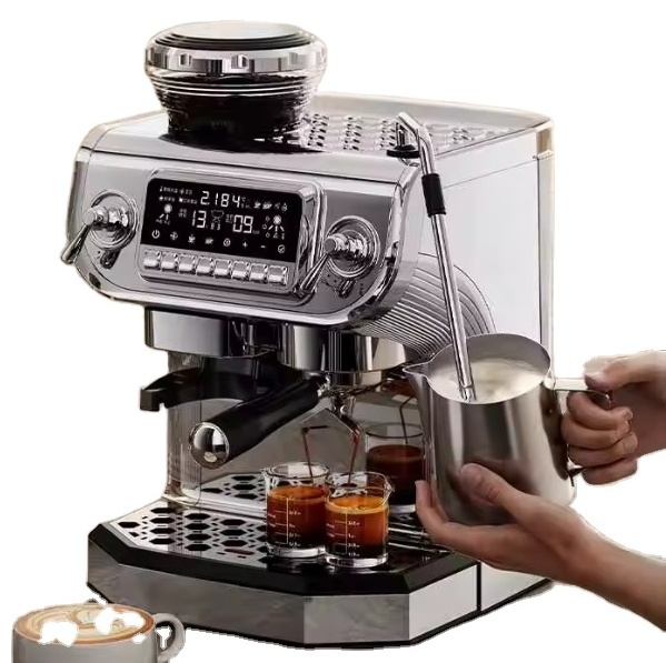 Best Wholesale Office Home Commercial Semi Automatic Espresso Coffee Making Maker Barista Cafe Coffee Machine Sale Factory