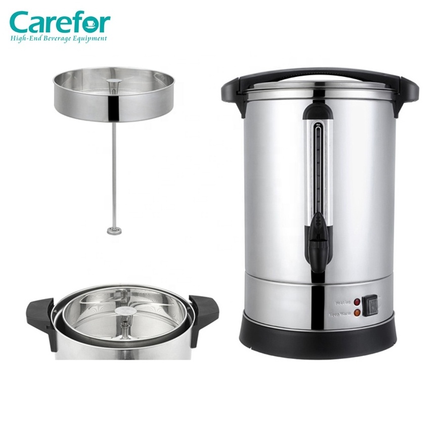 Catering Fast Brewing 100 Cups 120 Cups Electric 304 Stainless Steel Coffee Urn