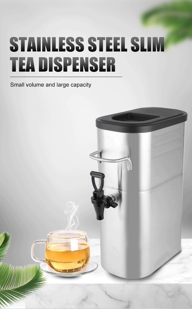 2 3 4 5 Gallons Slim Insulated Commercial Stainless Steel Drinks Dispenser Water Tea Beverage Coffee Juice Dispenser