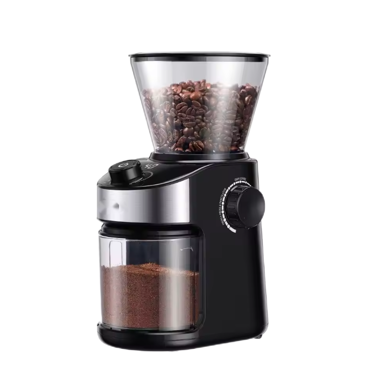 Professional Adjustable Burr Mill with 25 Precise Grind Setting Conical Burr Coffee Grinder French Press Espresso Grinder