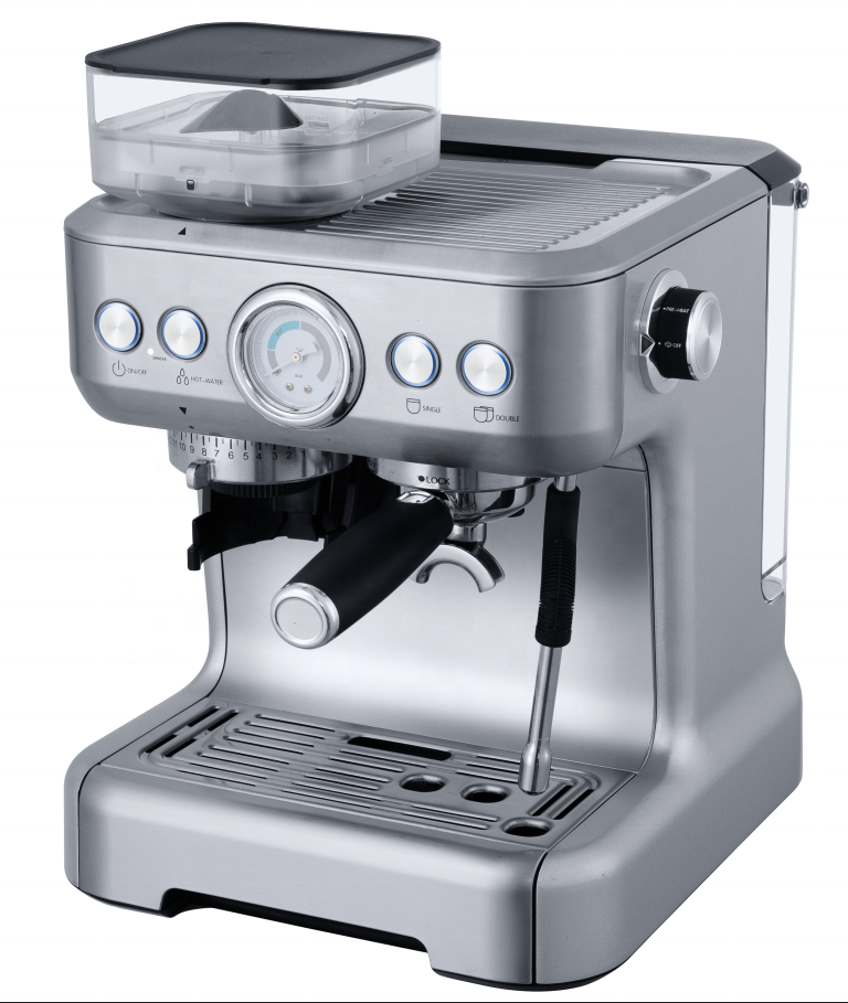 Die-Casting Semi-Automatic Italian Espresso Machine Coffee Makers Germany Coffee Machine With Milk Frother