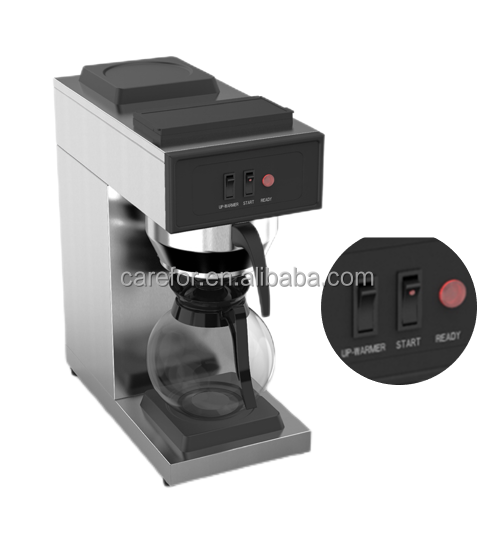 Commercial Use Drip Coffee Machine 1.2L Electric Portable Automatic Filling Drip Coffee Maker