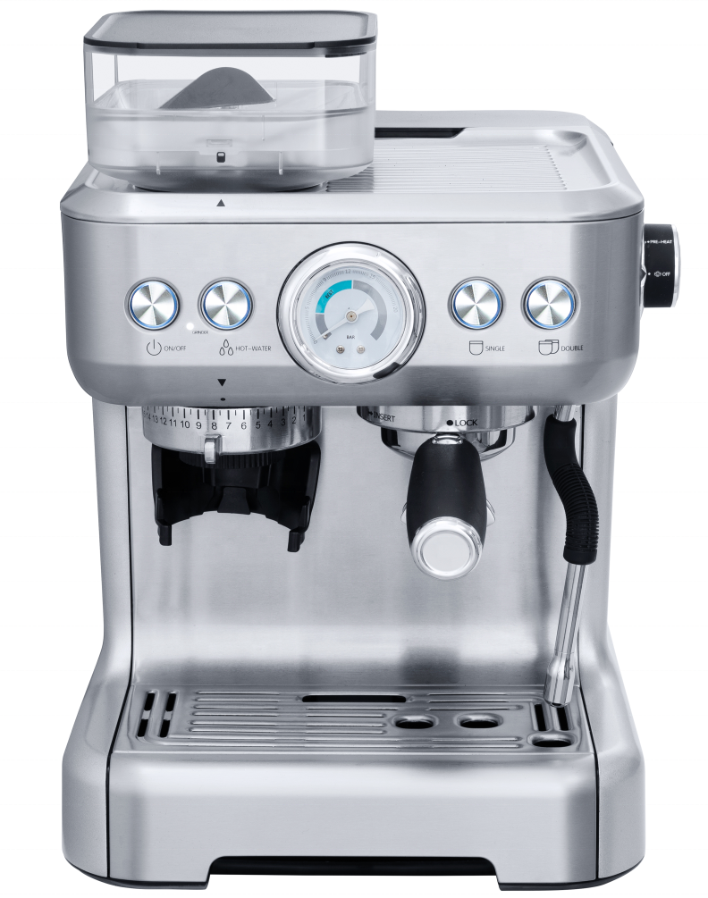 Die-Casting Semi-Automatic Italian Espresso Machine Coffee Makers Germany Coffee Machine With Milk Frother