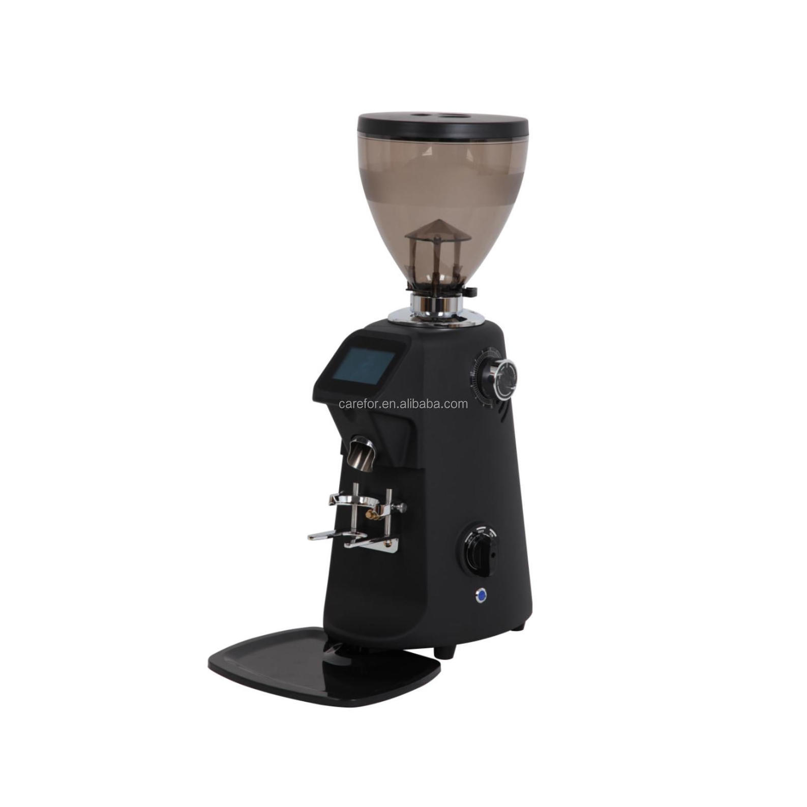 Professional 83mm titanium flat burr commercial coffee grinder electric digital control coffee bean grinders for espresso