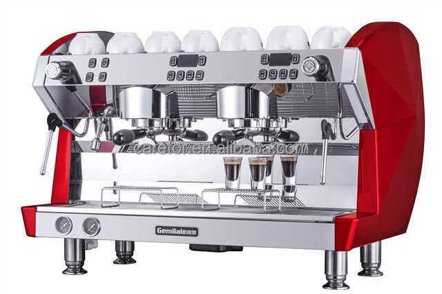 Best 2 group semi automatic commercial espresso coffee machine for shops and cafeteras