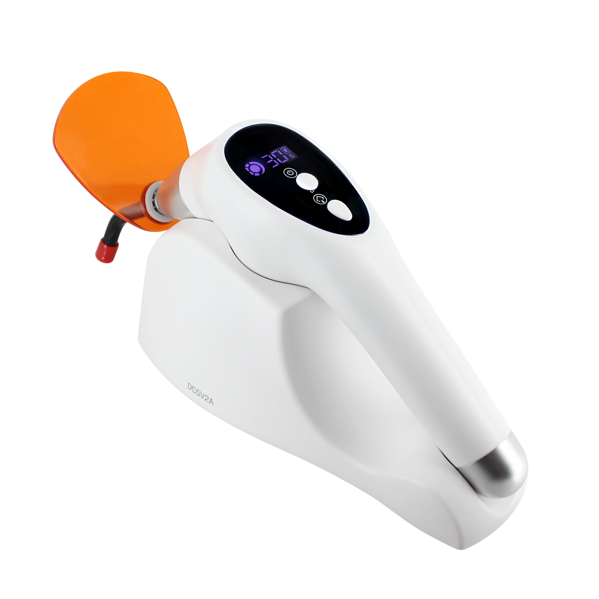 Dental cure light LED wireless inductive charging curing light