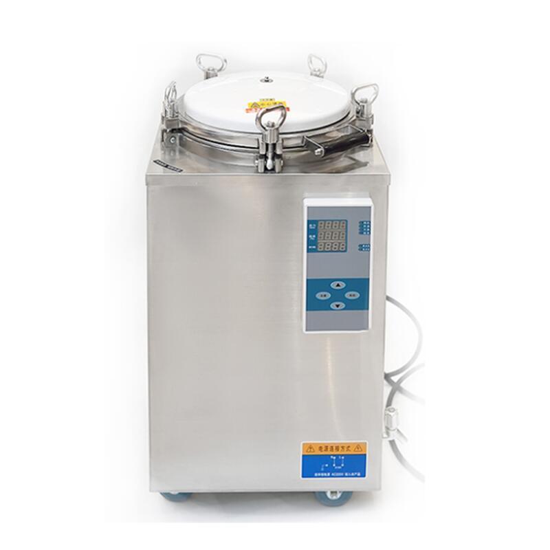 Medical 35L 50L 75L 100l  150L Vertical automatic High Pressure Steam Sterilizer autoclave with counter pressure for  hospital