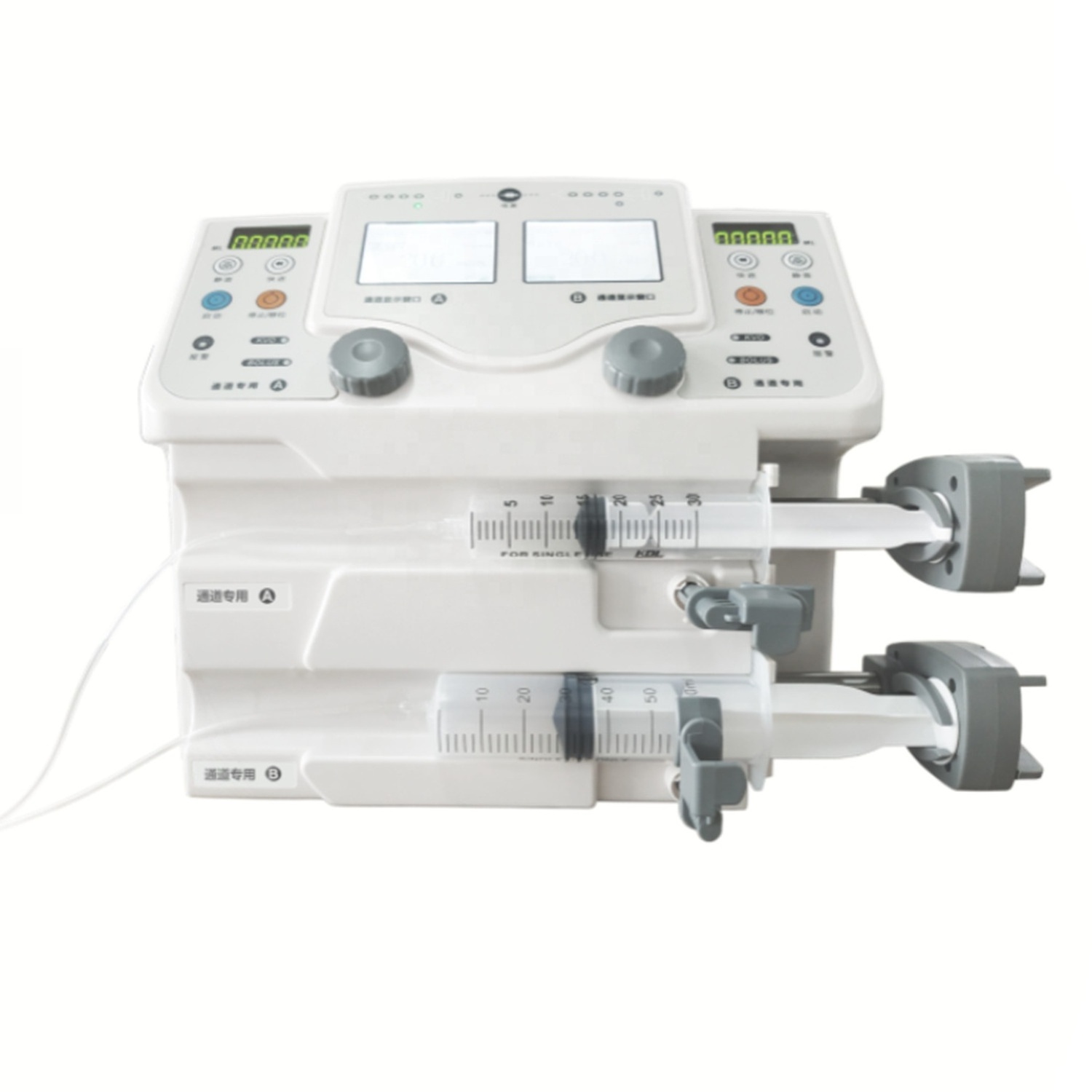 CE approved auto portable medical veterinary human dual channel Automatic electric infusion ICU Syringe Pump