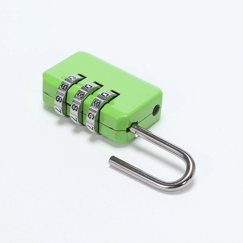 Wholesale zinc alloy mini padlock schoolbag trunk gym wardrobe door password lock 3-digital travel padlock