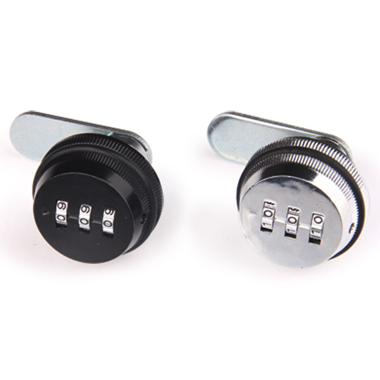 Zinc Alloy Furniture 3 Digit Combination Tubular Cam Lock