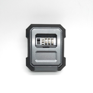 metal small security outdoor 4 digits combination wall mount key Storage lock box push button container boxes