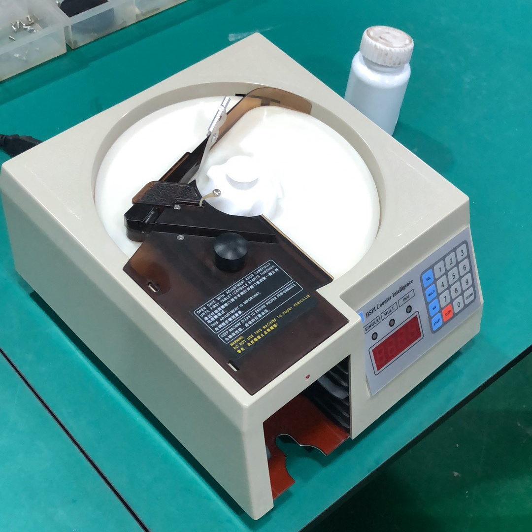 Manual pill counter capsule electronic