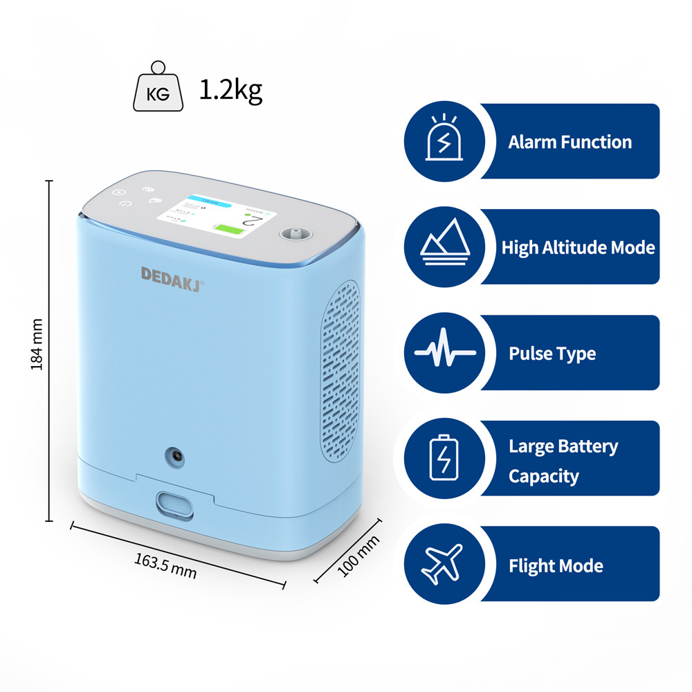 Mini portable pulse oxygen concentrator with battery  mini portable model