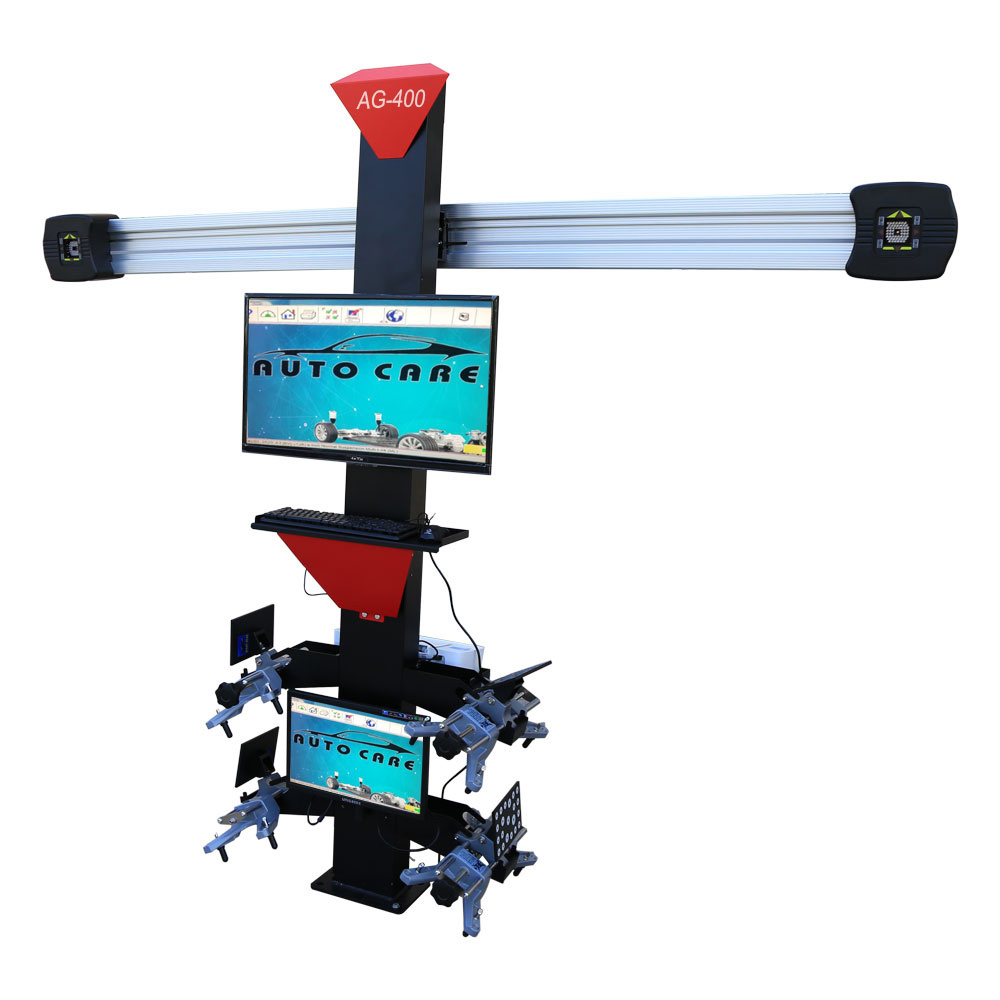 Free Updated 3D Wheel Alignment Machine with Four Post Lifter with warranty