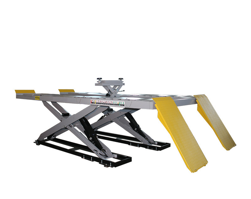 On-ground Wheel Alignment Ultra Thin Scissor Lifting Machine