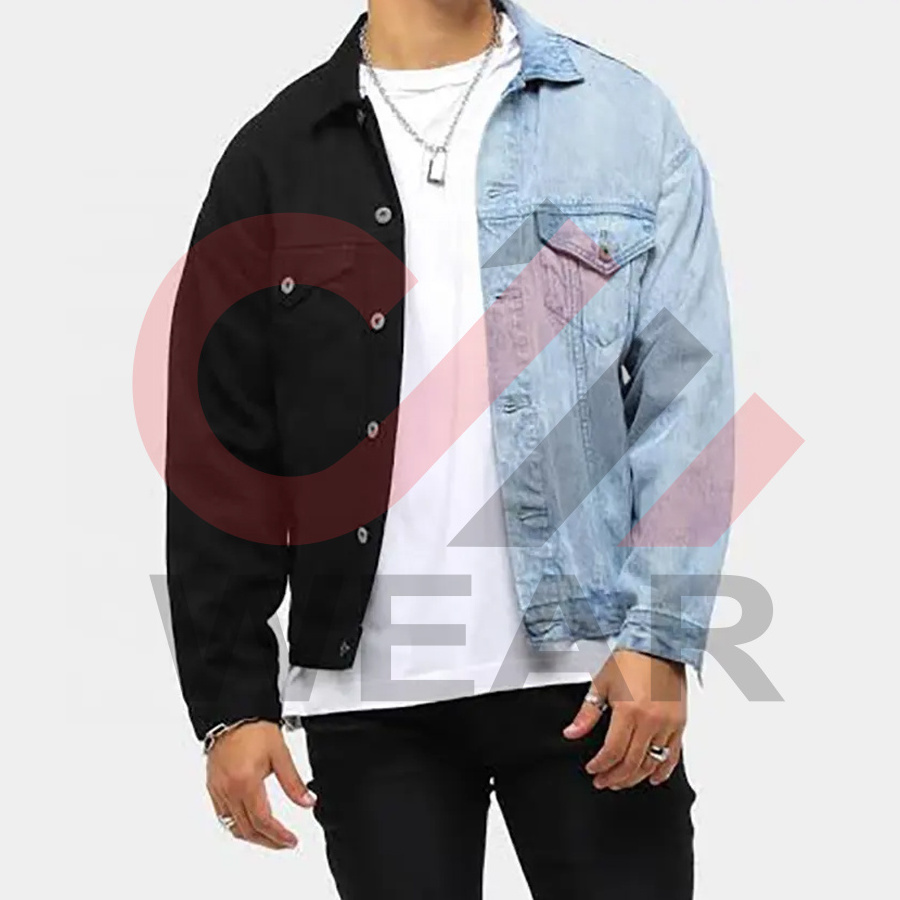 Wholesale Care Master New 2023 Top Quality Slim Denim Jacket Mens Fit Japanese Style Teens Boys Denim Jeans Jackets and Coats