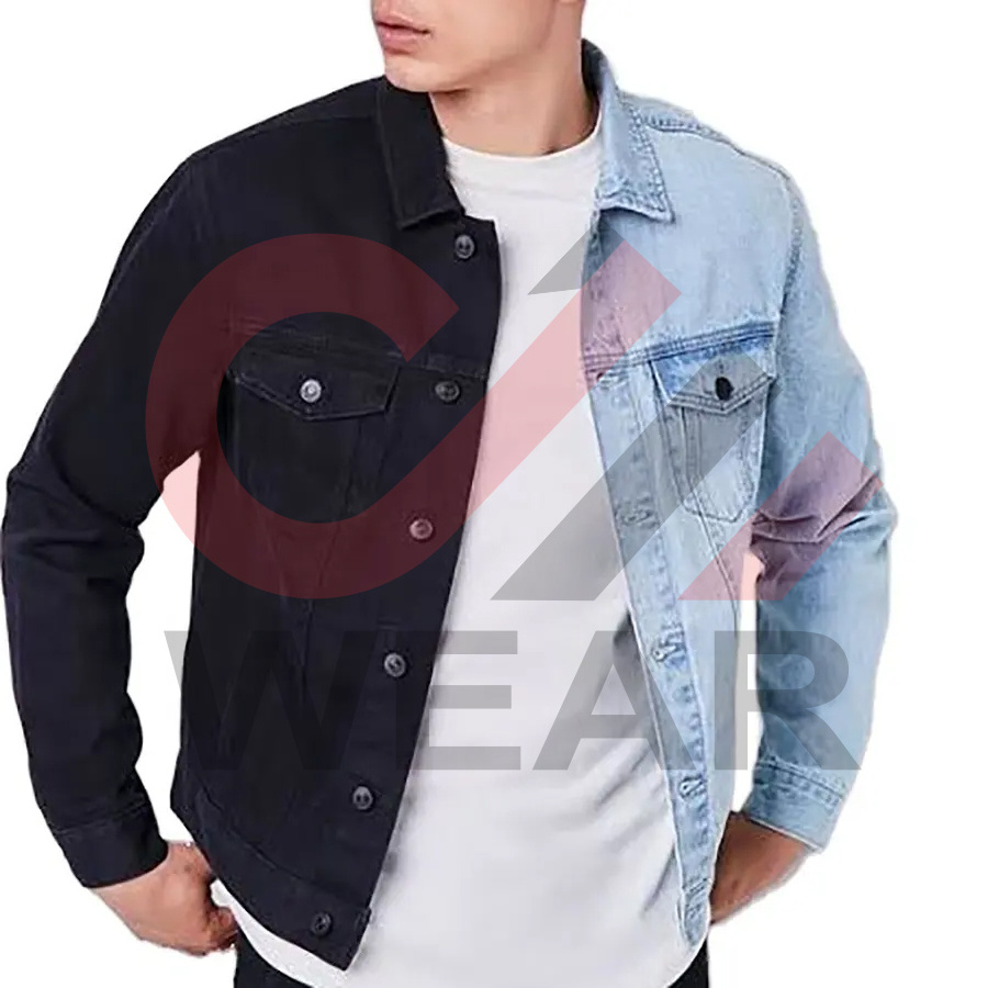 Wholesale Care Master New 2023 Top Quality Slim Denim Jacket Mens Fit Japanese Style Teens Boys Denim Jeans Jackets and Coats