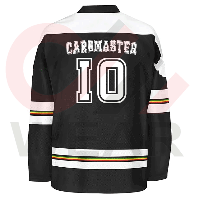 Sublimation Printed & Tackle Twill Stitching Pull On closure Machine Wash Hockey Jersey For men and women