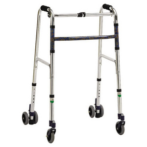 Lightweight Rehab Walker Adults Orthopedic Walking Aid Rollator old People Stair Climbing Medical device 4" wheels