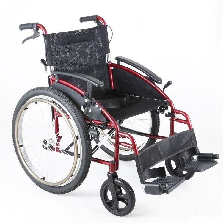 Self Propelled Folding Wheelchair 24 Inch Tyre Used On A Wide Range Of Streets Ergonomic Lightweight Sports Car CT7404L-46