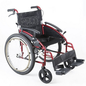 Self Propelled Folding Wheelchair 24 Inch Tyre Used On A Wide Range Of Streets Ergonomic Lightweight Sports Car CT7404L-46